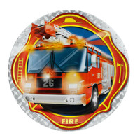 Fire Trucks Dinner Plates