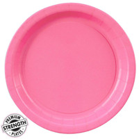 Candy Pink (Hot Pink) Dinner Plates