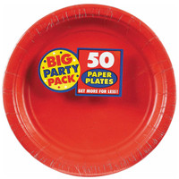 Apple Red Big Party Pack Dinner Plates