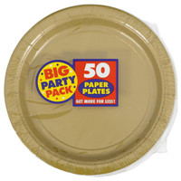 Gold Big Party Pack Dinner Plates