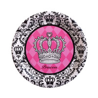 Elegant Princess Damask Dinner Plates