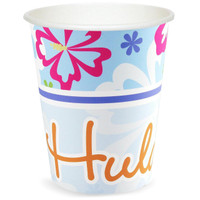 Hawaiian Girl 9 oz. Paper Cups