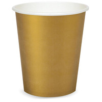 Glittering Gold (Gold) 9 oz. Cups