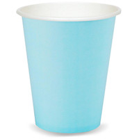 Pastel Blue (Light Blue) 9 oz. Cups