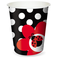 LadyBug Fancy 9 oz. Paper Cups