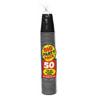 Black Big Party Pack 16 oz. Plastic Cups