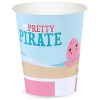 Pretty Pirates Party 9 oz. Paper Cups