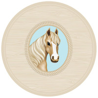 Ponies Round Activity Placemats (4)