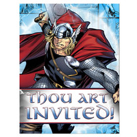 Thor: The Mighty Avenger Invitations
