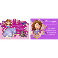 Disney Junior Sofia the First Invitations & Thank-You Postcards