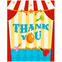 Carnival Games Thank-You Notes