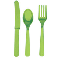 Kiwi Forks, Knives and Spoons (8 each)