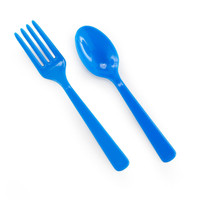 Forks & Spoons - Blue