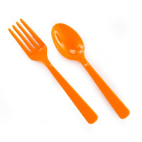 Forks & Spoons - Orange