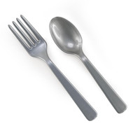 Forks & Spoons - Silver