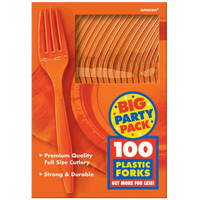Orange Peel Big Party Pack Forks