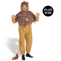 The Wizard of Oz +AC0- Cowardly Lion Adult Plus Costume