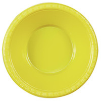 Mimosa (Light Yellow) Plastic Bowls