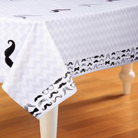 Mustache Printed Tablecover