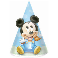 Disney Mickey's 1st Birthday Cone Hats