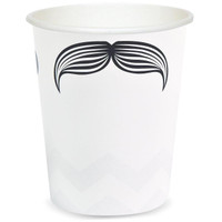 Mustache 9 oz. Cups