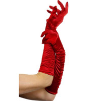 Temptress Long Red Gloves