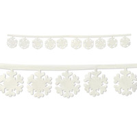 Fabric Snowflake Garlands