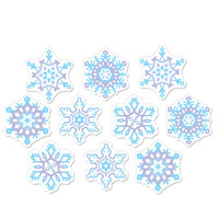 Mini Snowflake Cutouts (10)