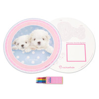 rachaelhale Glamour Dogs Activity Placemat Kit for 4