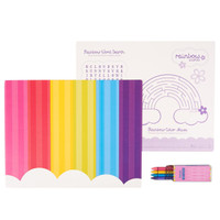 Rainbow Wishes Activity Placemat Kit for 4