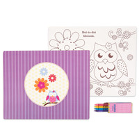 Owl Blossom Activity Placemat Kit for 4