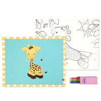 Giraffe Activity Placemat Kit for 4