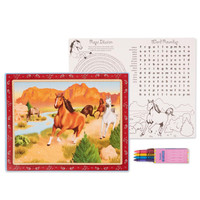 Horse Power Activity Placemat Kit for 4