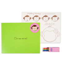 Pink Mod Monkey Activity Placemat Kit for 4