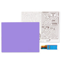 Purple Activity Placemat Kit for 4