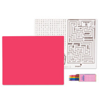 Hot Pink Activity Placemat Kit for 4