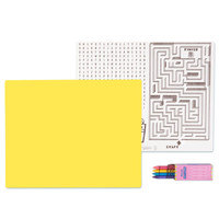 Yellow Activity Placemat Kit for 4