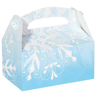 Snowflake Winter Wonderland Empty Favor Boxes (4)