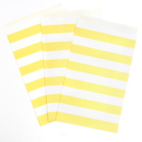 Mimosa Striped Paper Treat Bags (15)