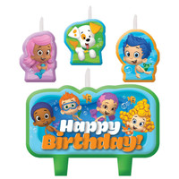 Bubble Guppies Birthday Candle Set
