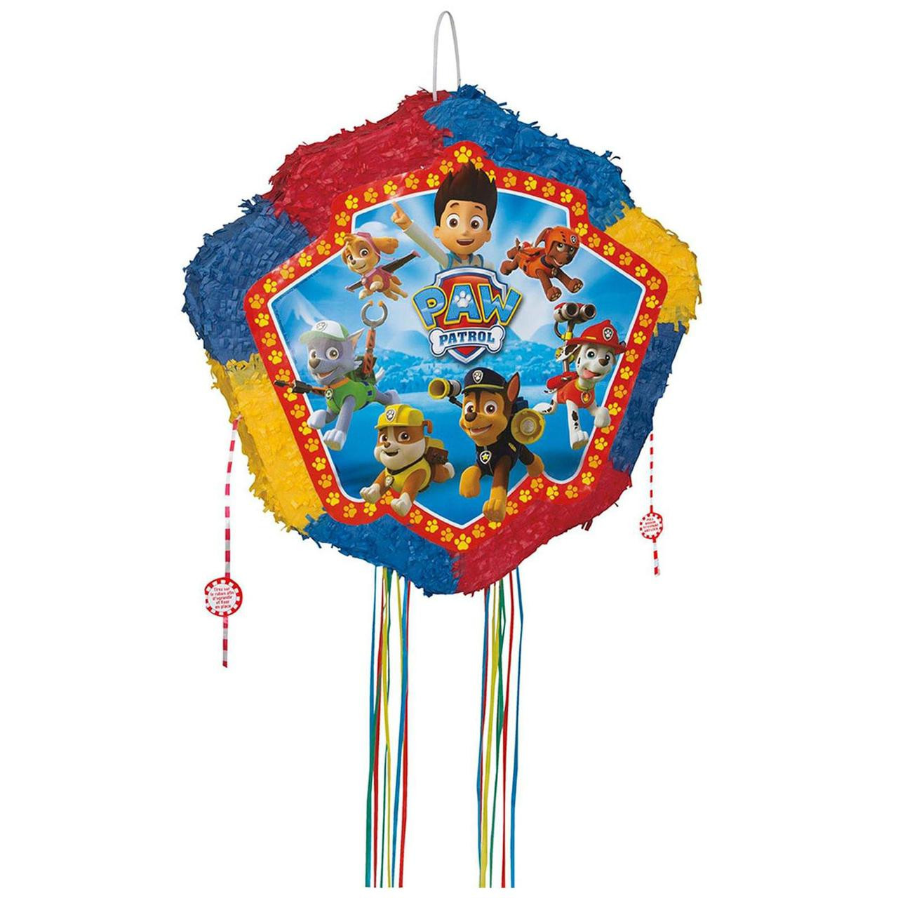 Paw Patrol Drum Pull-String Pinata