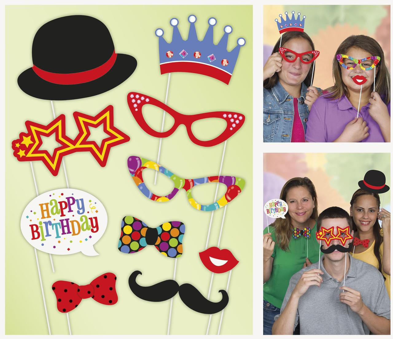 Birthday Photo Props - ThePartyWorks