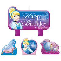 Disney Cinderella Birthday Candle Set