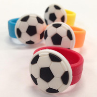 Rubber Soccer Rings (12)