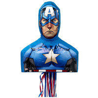Captain America 3D Pull-String Pinata