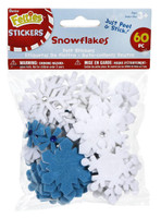 Felt Snowflake Stickers (60)