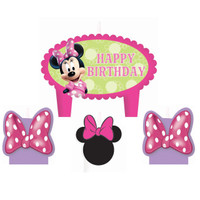 Disney Minnie Mouse Bowtique Birthday Candle Set