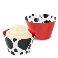 Little Fireman Reversible Cupcake Wrappers (12)