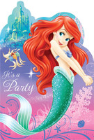 Disney The Little Mermaid Sparkle Invitations
