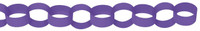 Purple Paper Chain Link Garland